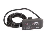 Depzenjea Electric LCD Display 810 LED Screen with 5 Wire Control Panel - Exquisite ABS Material Lightweight Fit for E-Bikes and Scooters