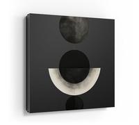 DEQORI Cassetta portachiavi con stampa UV, motivo architettura lunare, ca. 30 x 30 cm, cassetta portachiavi piatta e moderna con motivo stampato, scatola da parete per corridoio, ufficio, appartamento