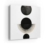 DEQORI Cassetta portachiavi con stampa UV, motivo architettura lunare, ca. 30 x 30 cm, cassetta portachiavi piatta e moderna con motivo stampato, scatola da parete per corridoio, ufficio, appartamento