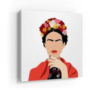 DEQORI Cassetta portachiavi con stampa UV | motivo forza della corona di fiori | scatola di design ca. 30 x 30 cm | Cassetta portachiavi piatta e moderna con motivo stampato | Scatola da parete per