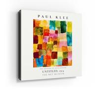 DEQORI Cassetta portachiavi con stampa UV | motivo Paul Klee Untitled | Scatola di design ca. 30 x 30 cm | Cassetta portachiavi piatta e moderna con motivo stampato | Scatola da parete per corridoio