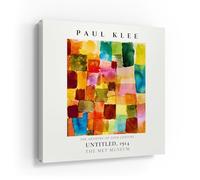 DEQORI Cassetta portachiavi con stampa UV | motivo Paul Klee Untitled | Scatola di design ca. 30 x 30 cm | Cassetta portachiavi piatta e moderna con motivo stampato | Scatola da parete per corridoio