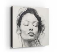 DEQORI Cassetta portachiavi con stampa UV | motivo respiro profondo | scatola di design ca. 30 x 30 cm | Cassetta portachiavi piatta e moderna con motivo stampato | Scatola da parete per corridoio