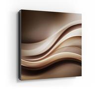 DEQORI Cassetta portachiavi con stampa UV | motivo vibrazioni in metallo prezioso | scatola di design ca. 30 x 30 cm | Cassetta portachiavi piatta e moderna con motivo stampato | Scatola da parete per