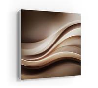 DEQORI Cassetta portachiavi con stampa UV | motivo vibrazioni in metallo prezioso | scatola di design ca. 30 x 30 cm | Cassetta portachiavi piatta e moderna con motivo stampato | Scatola da parete per