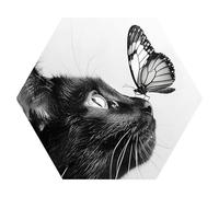 DEQORI Hexagon - Carta da parati autoadesiva da parete, 150 x 130 cm, motivo incontro sul naso, in tessuto, rimovibile, decorativa e indeformabile, per soggiorno, ufficio, corridoio o cameretta dei