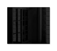 DEQORI Pannello di copertura per fornelli in vetro, monopezzo, 60 x 52 cm, tinta unita, nero, piastra di copertura per cucina | copertura universale | piano in vetro e tagliere per piani cottura