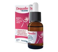 Dequadin 0,5% Dequalinio Cloruro Trattamento Topico Gengiviti Stomatiti e Profilassi Infezioni Post Estrazioni Dentarie, 28ml