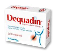 Eurospital - Dequadin Integratore Trattamento Tonsilliti Stomatiti Confezione 20 Compresse