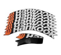 Dequate - 8 adesivi per pneumatici per auto, impermeabili, per pneumatici e moto