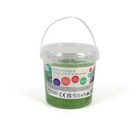 DEQUBE - Barattolo 900 gr. Sabbia magica - Sabbia sensoriale morbida e riutilizzabile - Set creativo - Colore verde (Deqube 912D00318)
