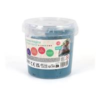 DEQUBE - Barattolo 900 gr. Sabbia magica - Sabbia sensoriale morbida e riutilizzabile - Set creativo - Colore blu (Deqube 912D00317)