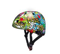 DEQUBE Casco per bambini, unisex, multicolore, misura regolabile