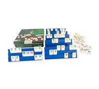 DEQUBE - Gioco da Tavolo - Rummy 6 Giocatori - Scatola Metallo - +8 anni (941D00346)