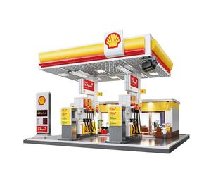Deqube Gioco Di Costruzione Della Stazione Di Servizio Shell 1309 Pezzi