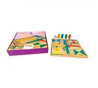Deqube Ludo Di Legno E Gioco Dell´oca