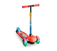 DEQUBE - Monopattino per bambini Hot Wheels 3 ruote - Regolabile- Ruote LED e Freno Posteriore - Pieghevole e facile da trasportare - Ultraleggero e sicuro (Deqube 914D00184)