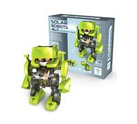 DEQUBE - Robot Kit solare 4 in 1 - Si trasforma in 4 versioni diverse - Pezzi grandi - Ideale per introdurre nel mondo della robotica - Funziona con energia solare rinnovabile (Deqube 925D00155)
