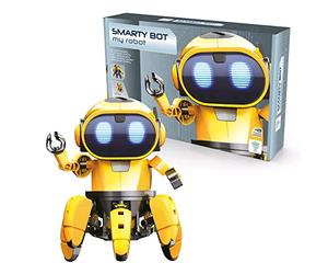 DEQUBE - Tobbie Robot Intelligente - Robot Smarty Riprogrammabile e Multifunzionale -Sviluppa i propri gesti ed emozioni - Movimenti programmabili per le attività (Deqube 925D00156)