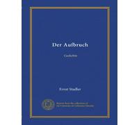 Der Aufbruch (Vol-1): Gedichte (German Edition)
