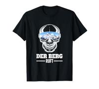der Berg Ruft Sci Snowboard Sport Invernali Maglietta