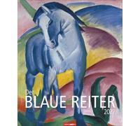 Der Blaue Reiter Kalender 2027: Kunstkalender im Großformat mit den beliebtesten Meisterwerken der berühmten Künstlergruppe. Farbstarke Bilder in elegantem Design 46x55 cm Hochformat