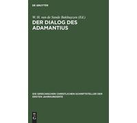 Der Dialog Des Adamantius (Copertina rigida)