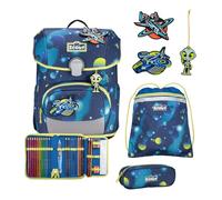 Scout Neo LED Set di borse per la scuola 8 pezzi Planets (TAS039783)