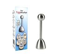 Der Eggsecutor, sguscia uovo, in acciaio inox di prima qualità, per risparmiare tempo, coneBook scaricabile per delle ricette alle uova irresistibili (lingua italiana non garantita)