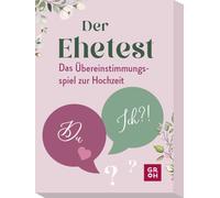 der Ehetest: Das Übereinstimmungsspiel zur Hochzeit | Spiel für Paare mit 100 aufschlussreichen Fragen, Geschenk zum Valentins- Oder Hochzeitstag Oder für den Spieleabend