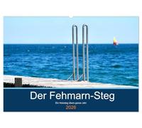 Der Fehmarn-Steg (Wandkalender 2026 DIN A2 quer), CALVENDO Monatskalender: Ein Steg mitten in der Ostsee inspiriert. Das ganze Jahr hindurch.