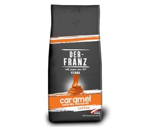 Der-Franz caffè, aromatizzato al caramello, Caffè Miscela di Arabica e Robusta chicchi interi, 1000 g