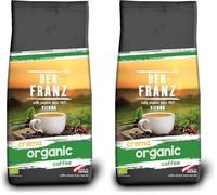 Der-Franz Crema biologico caffè, chicchi interi, 1000 g (Confezione da 2)
