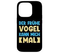 Der Frühe Vogel Kann Mich Mal Detti Divertenti Custodia per iPhone 14 Pro