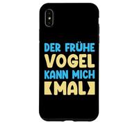 Der Frühe Vogel Kann Mich Mal Detti Divertenti Custodia per iPhone XS Max
