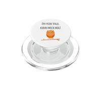 Der frühe Vogel kann mich mal! Verschlafene Eule divertimento Tedesco PopSockets PopGrip per MagSafe