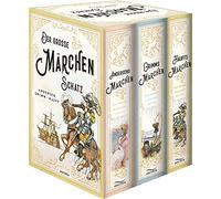 Der große Märchenschatz (Andersens Märchen - Grimms Märchen - Hauffs Märchen) (3 Bände im Schuber): Schmuckkassette mit Goldfolienprägung, illustriert, für Märchenliebhaber und Sammler