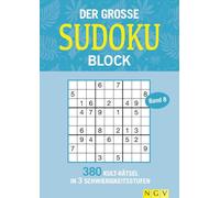 Der große Sudokublock Band 8: 380 Kult-Rätsel in 3 Schwierigkeitsstufen