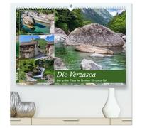 Der grüne Fluss (hochwertiger Premium Wandkalender 2026 DIN A2 quer), Kunstdruck in Hochglanz: Traumhafte Impressionen aus dem Verzascatal im Tessin