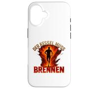 Der Kessel Muss Brennen Maglietta Corsa Jogging Maratona Custodia per iPhone 16