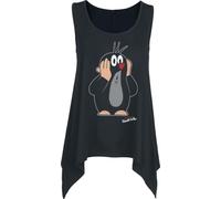 Der kleine Maulwurf The Mole Uh Oh! Donna Top Nero XXL 95% Cotone, 5% Spandex Regular