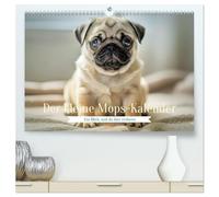 Der kleine Mops-Kalender (hochwertiger Premium Wandkalender 2027 DIN A2 quer), Kunstdruck in Hochglanz: Ein kleiner Hund, der große Gefühle weckt, sanft, witzig und einfach unwiderstehlich.