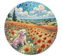 Der Labrador Retriever1000 TeileStressabbau Spielzeug Für Circular Puzzles PetDogPuzzle Erwachsene Und Kinder1000pcs (67.5x67.5cm)