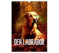 Der Labrador (Wandkalender 2026 DIN A3 hoch), CALVENDO Monatskalender: Der Labrador - Der beliebte Familienhund