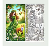 Der magische Wald: Ein Ausmalbuch für die Fantasie! Lass dich einfangen in die Welt der magischen Tiere und Wesen. Ein Ausmalbuch für groß und klein!