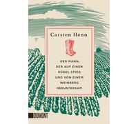 Der Mann, der auf einen Hügel stieg und von einem Weinberg herunterkam