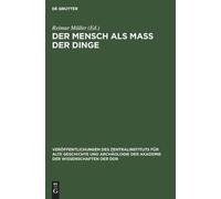 Der Mensch ALS Mass Der Dinge (Copertina rigida)