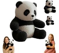Der Pandy2.0 Hugmotion Motor, Ultra Weiches Fell Und Beruhigendes Gewicht, Der Koaly Plushtoy, Realistischer Panda PlüSch, Erster Plushtoy, Das Dich ZurüCkarmt,1pcs