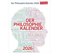 Der Philosophie-Kalender Tagesabreißkalender 2026: Interessanter Tischkalender mit täglichem Wissen. Tageskalender mit spannenden Denkansätzen. Kalender 2026 zum Aufstellen
