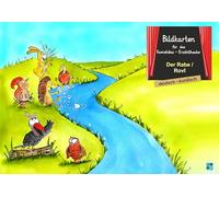 Der Rabe: Bildkarten für das Kamishibai-Theater DINA3 in deutsch/kurdisch